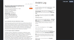 Desktop Screenshot of log.andie.se